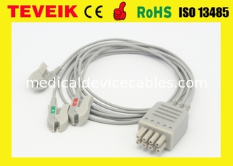 Il cavo di Nihon Kohden BR-903P ECG /EKG compatibile con 4155A11-6NUA 3 conduce l'IEC della clip