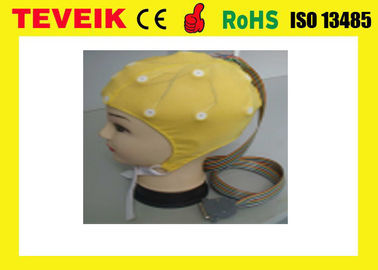Prezzo franco fabbrica del cappuccio medico medico di elettroencefalogramma di 20 cavi con Tin Electrode, cappello di elettroencefalogramma di Neuro-risposte