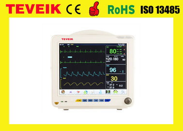 Multi touch screen professionale di sostegno del monitor paziente di parametro facoltativo (a 12,1 pollici) per uso dell'ospedale