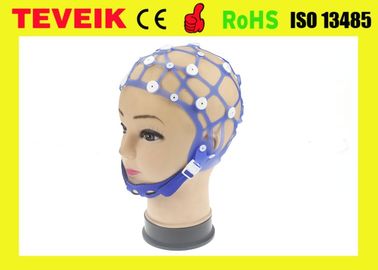 Separando il cappello di elettroencefalogramma, rifornimento medico del cappuccio dell'elettrodo del eeg di 20 cavi dal teveik