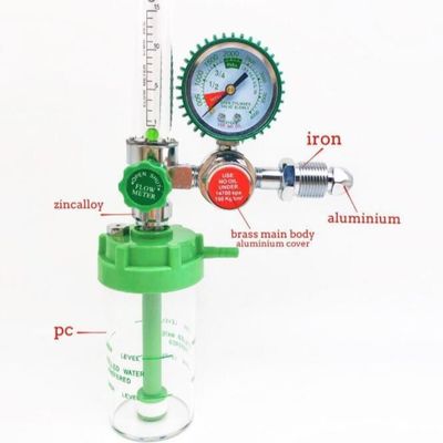 valvola del regolatore dell'ossigeno del misuratore di portata del concentratore dell'ossigeno del regolatore del gas del cilindro