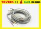 Cavo e leadwires compatibili del cavo ECG/EKG di HP M1770A 10 con la norma di IEC Banana4.0