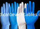 I guanti eliminabili strutturati del nitrile blu chirurgico spolverizzano liberamente
