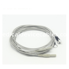 Accessori medici dell'elettrodo del cavo d'argento puro di elettroencefalogramma con la tazza dell'incavo DIN1.5