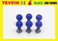 Materiale nichelato del silicone di aspirazione della tazza della palla blu pediatrica dell'elettrodo per BACCANO 3,0